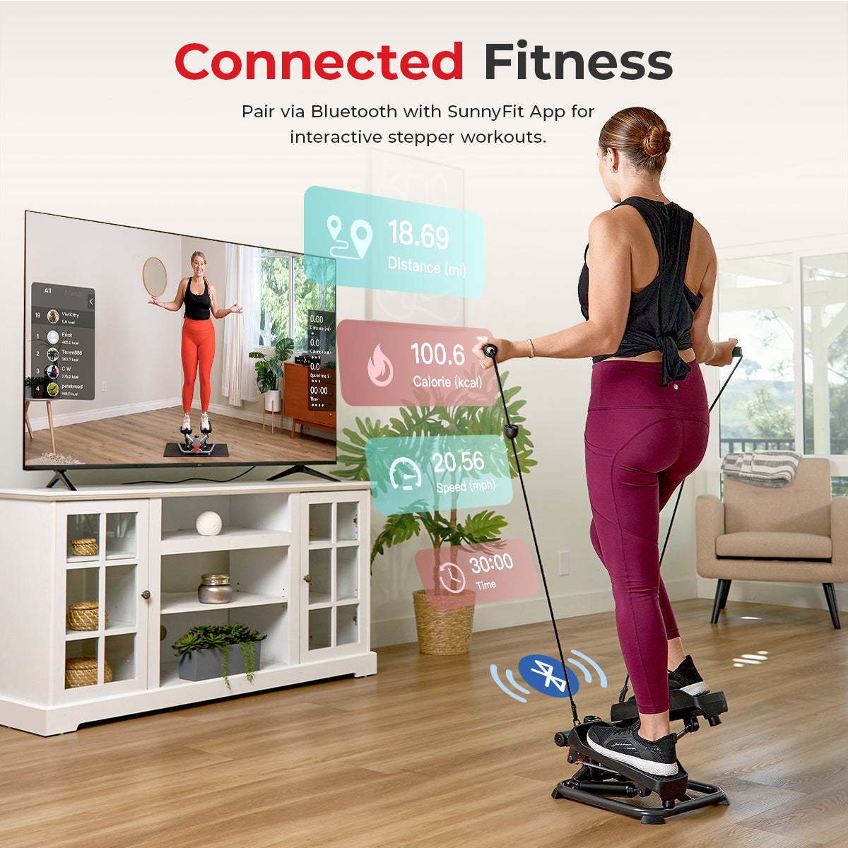 Total Body Smart Exercise Stepper Machine