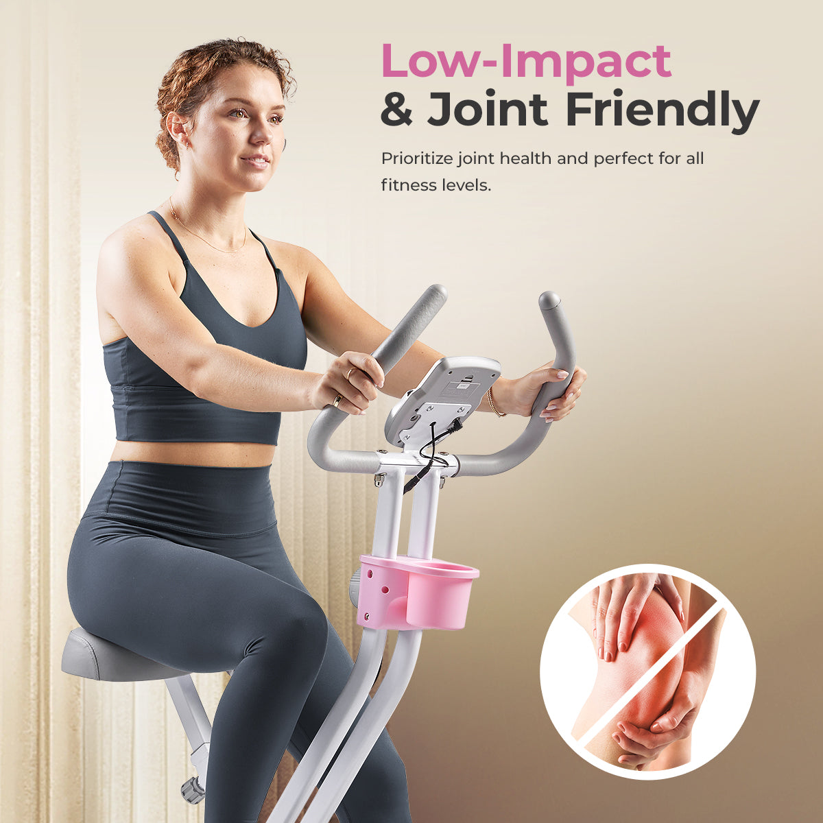 Foldable Magnetic Exercise X-Bike Pro