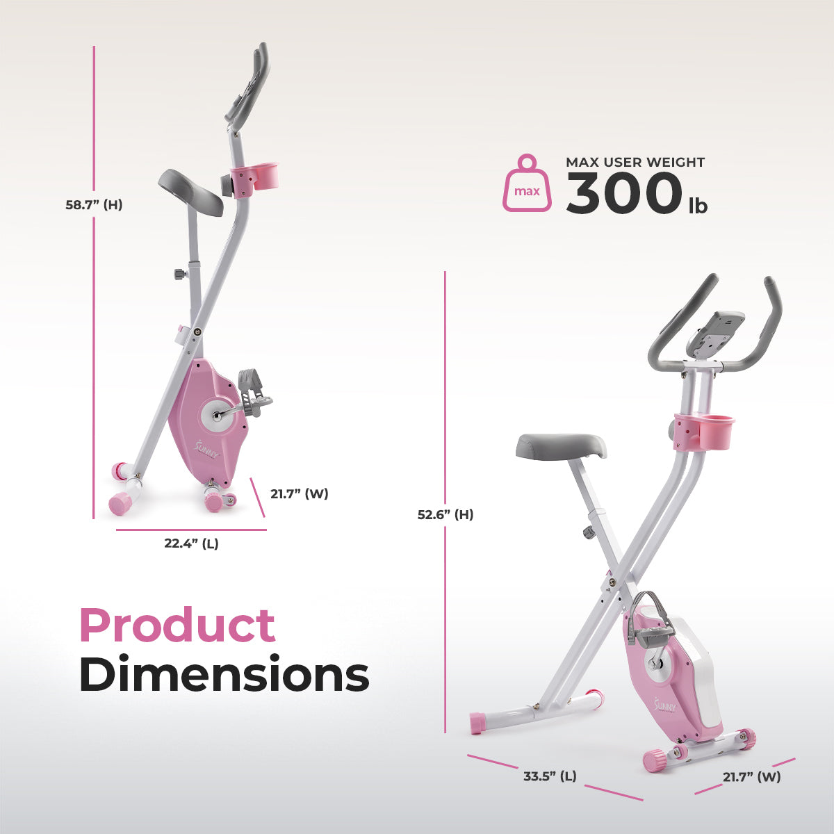 Foldable Magnetic Exercise X-Bike Pro