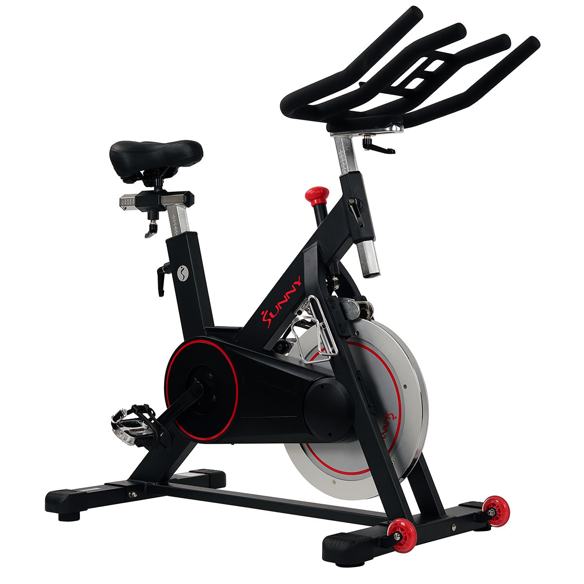 Indoor Cycling Bike Magnetic Belt Drive w/ High Weight Capacity and Device Holder