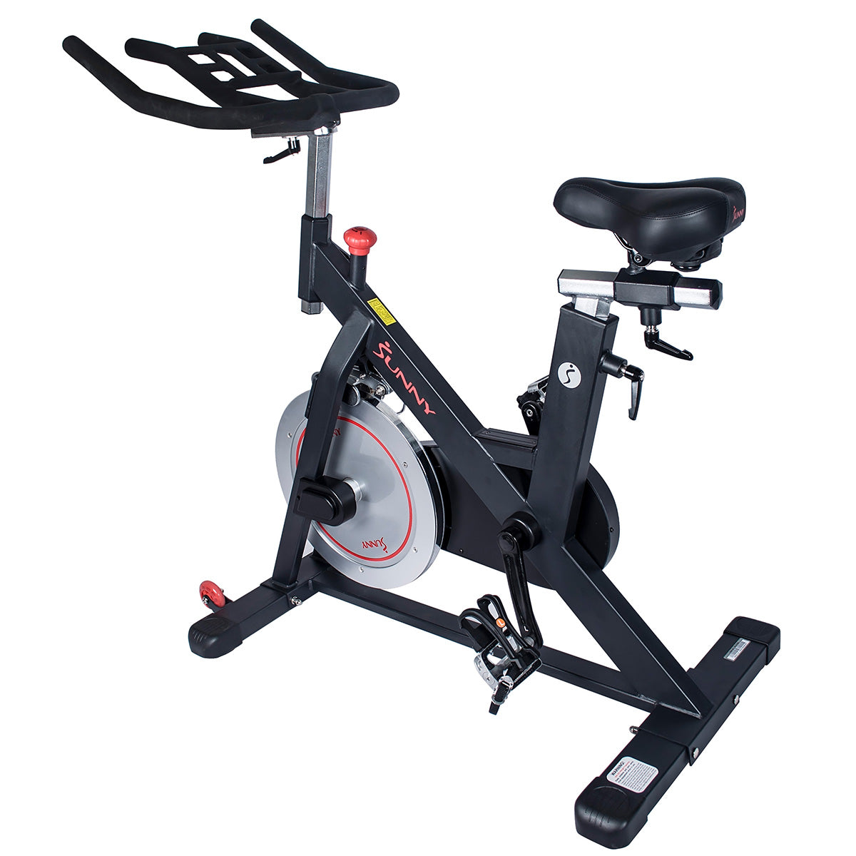 Indoor Cycling Bike Magnetic Belt Drive w/ High Weight Capacity and Device Holder