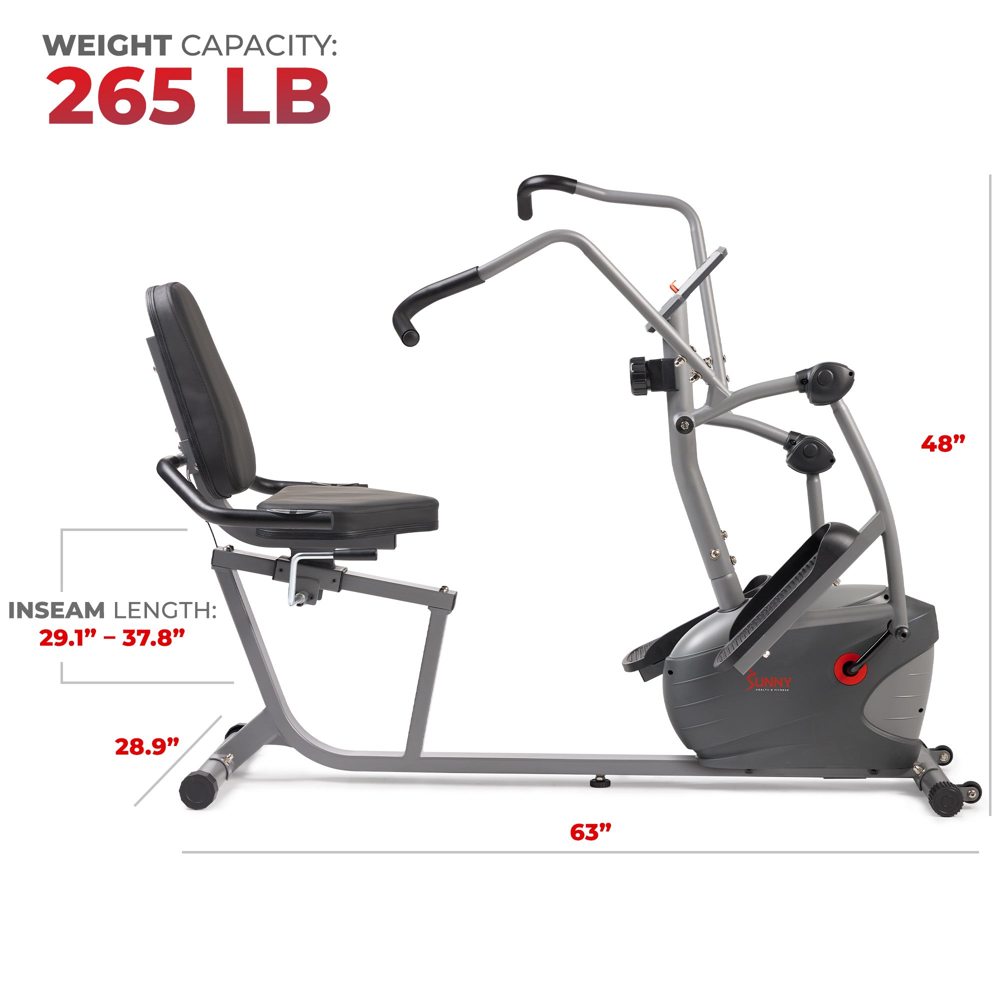 Performance Interactive Series Recumbent Cross Trainer and Elliptical