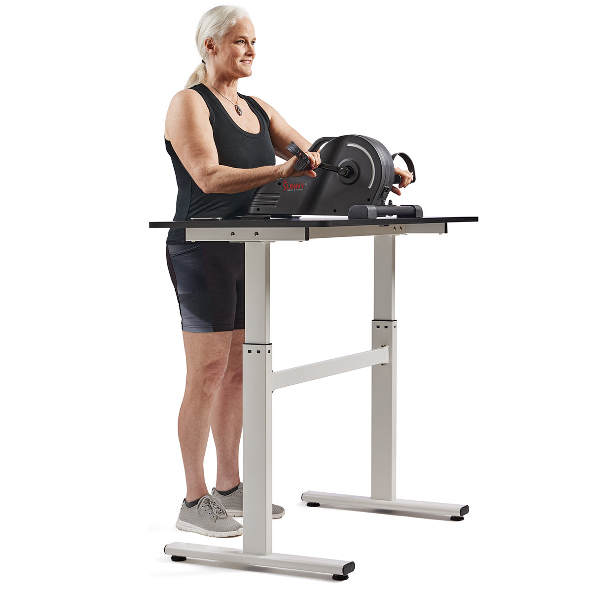 2-in-1 Smart Motorized Mini Exercise Bike