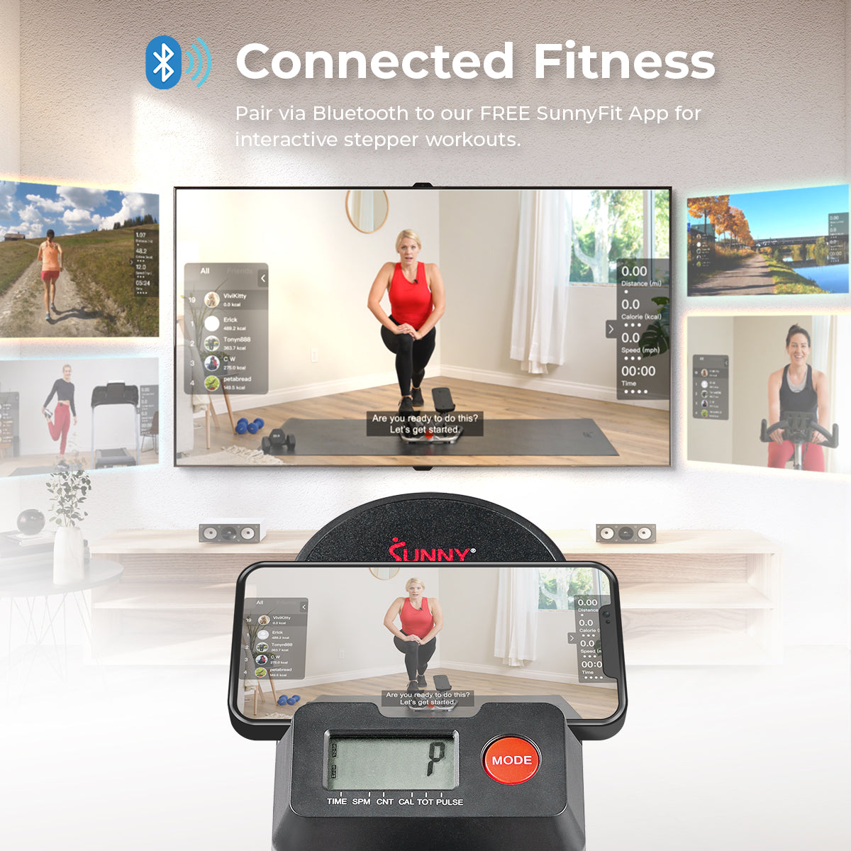 Climber Stepper with Handlebar