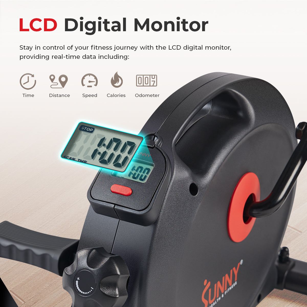 Under Desk Smart Mini Exercise Bike