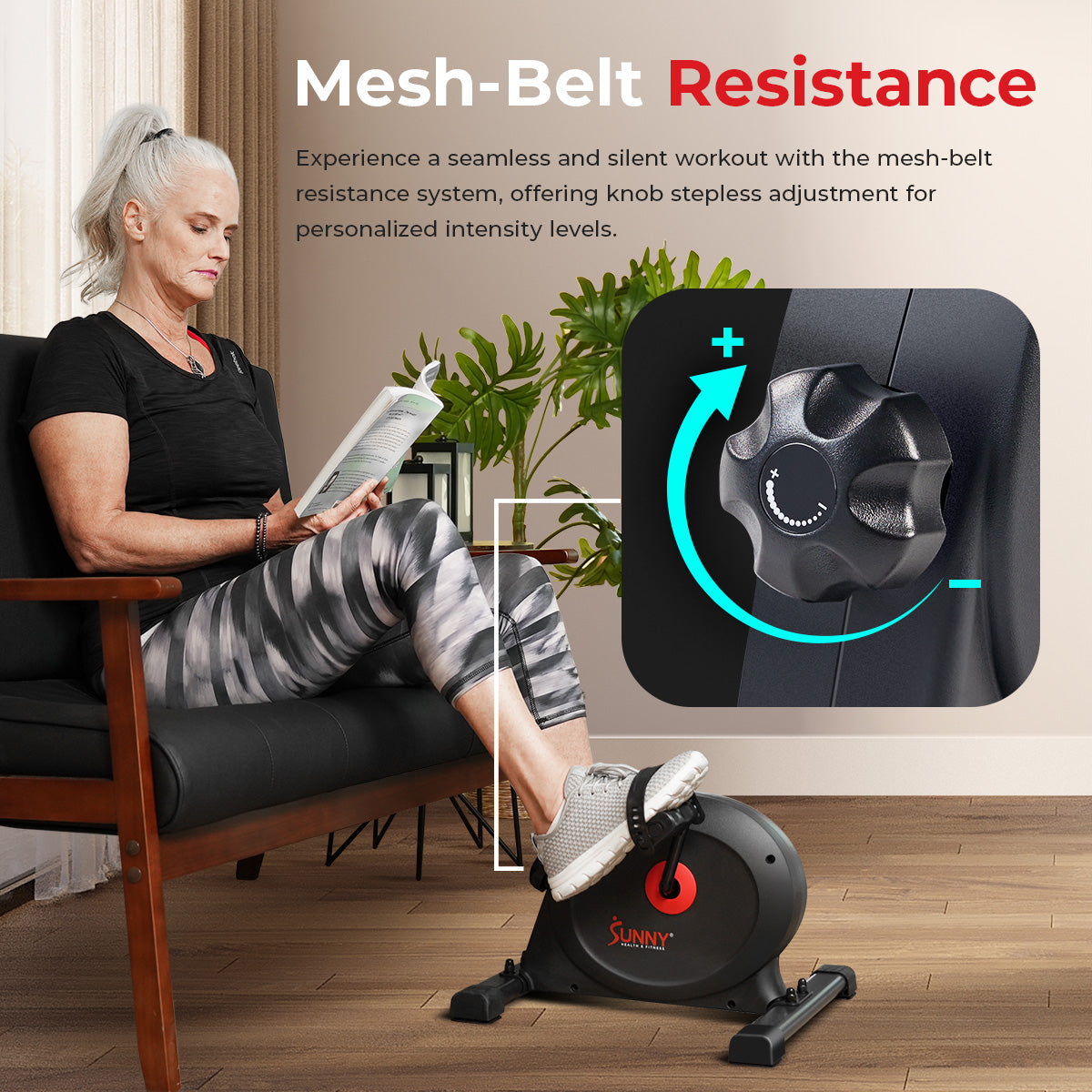 Under Desk Smart Mini Exercise Bike