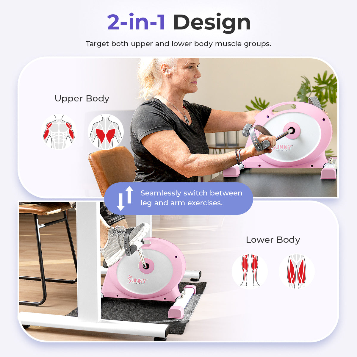 Under Desk Smart Mini Exercise Bike