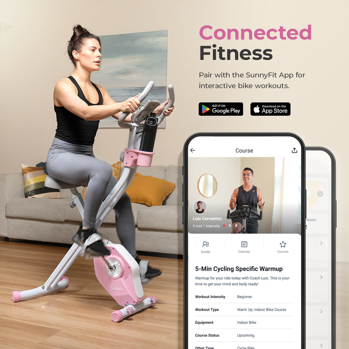 Foldable Magnetic Exercise X-Bike Pro