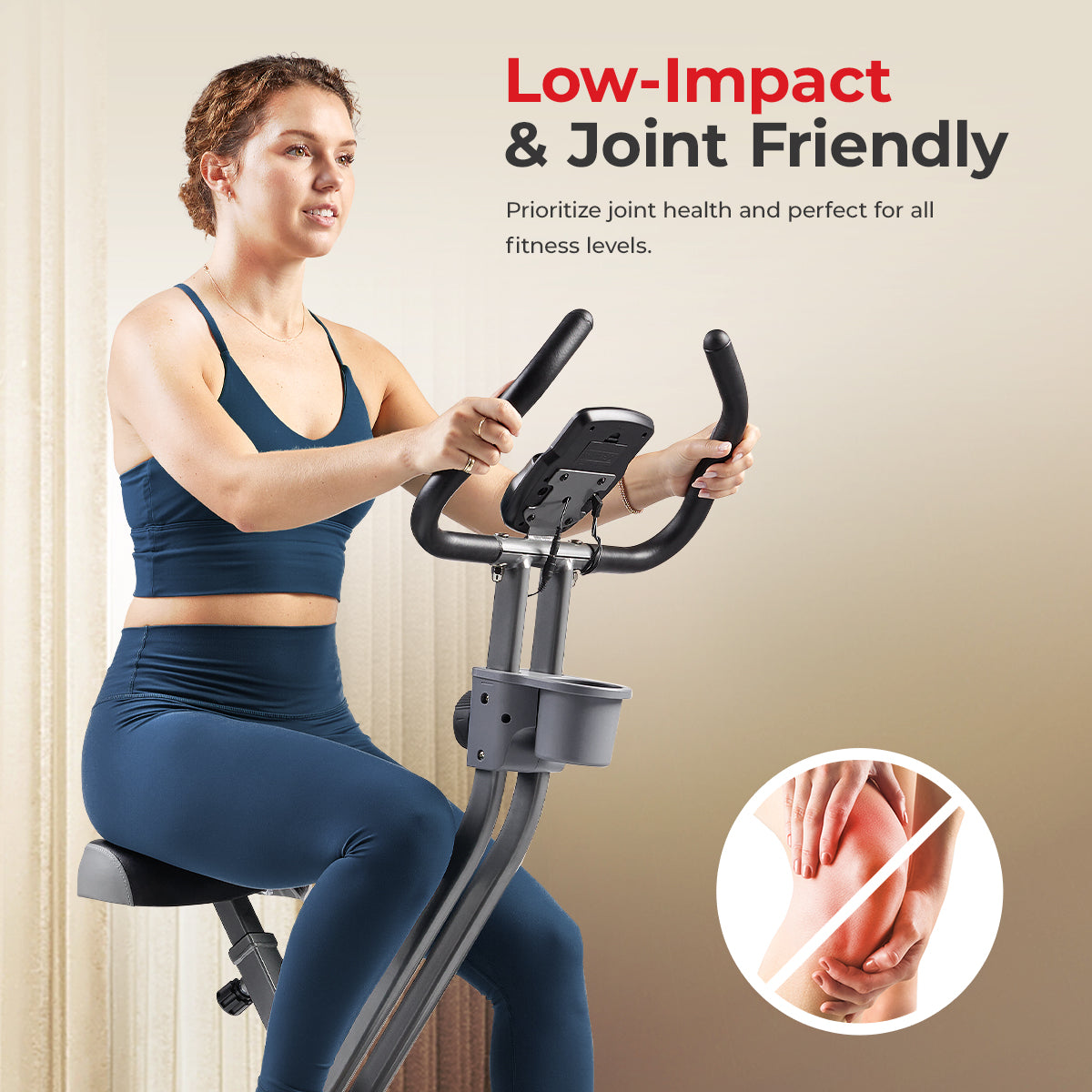 Foldable Magnetic Exercise X-Bike Pro