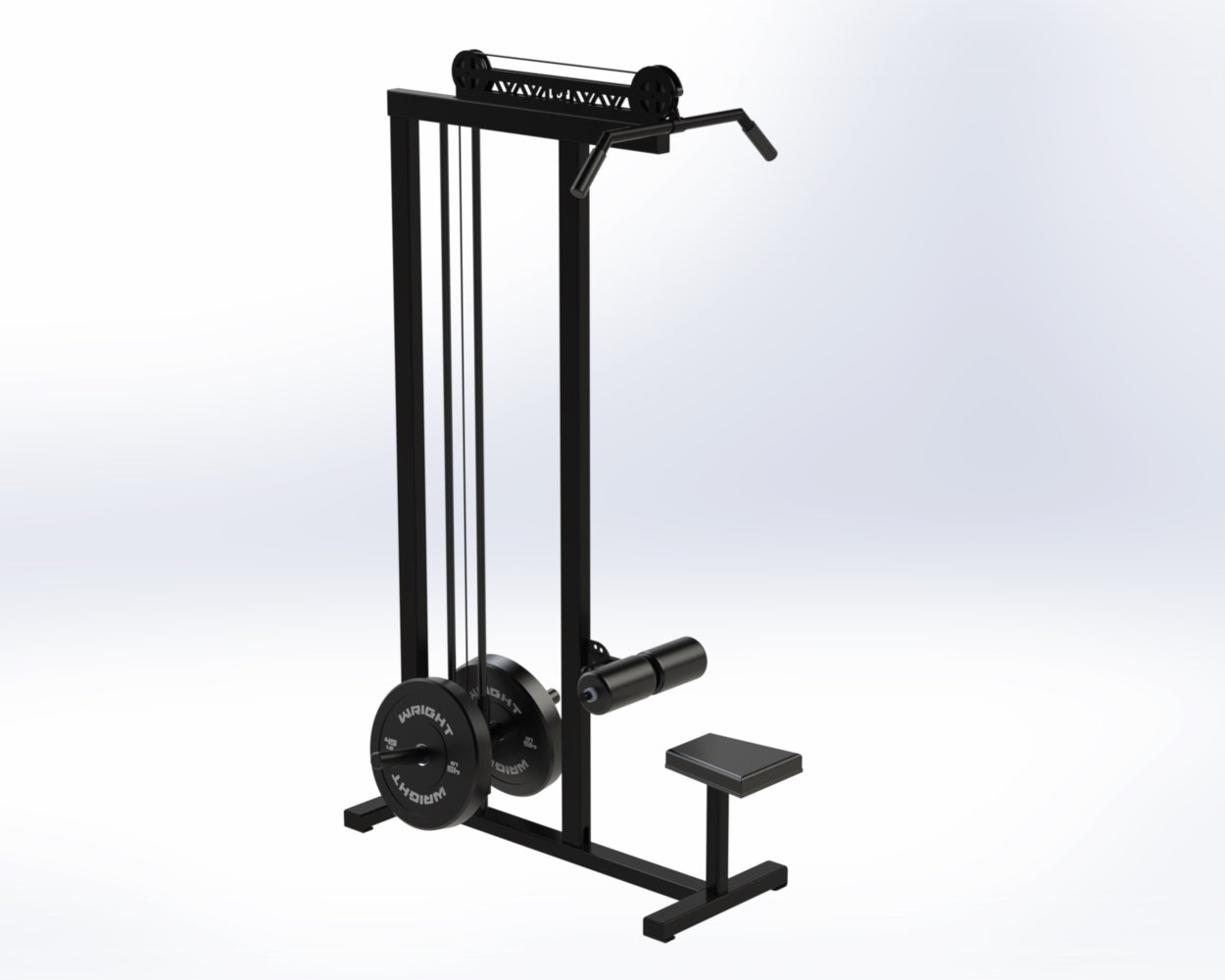 WRIGHT Lat Pull Down Plate Loaded