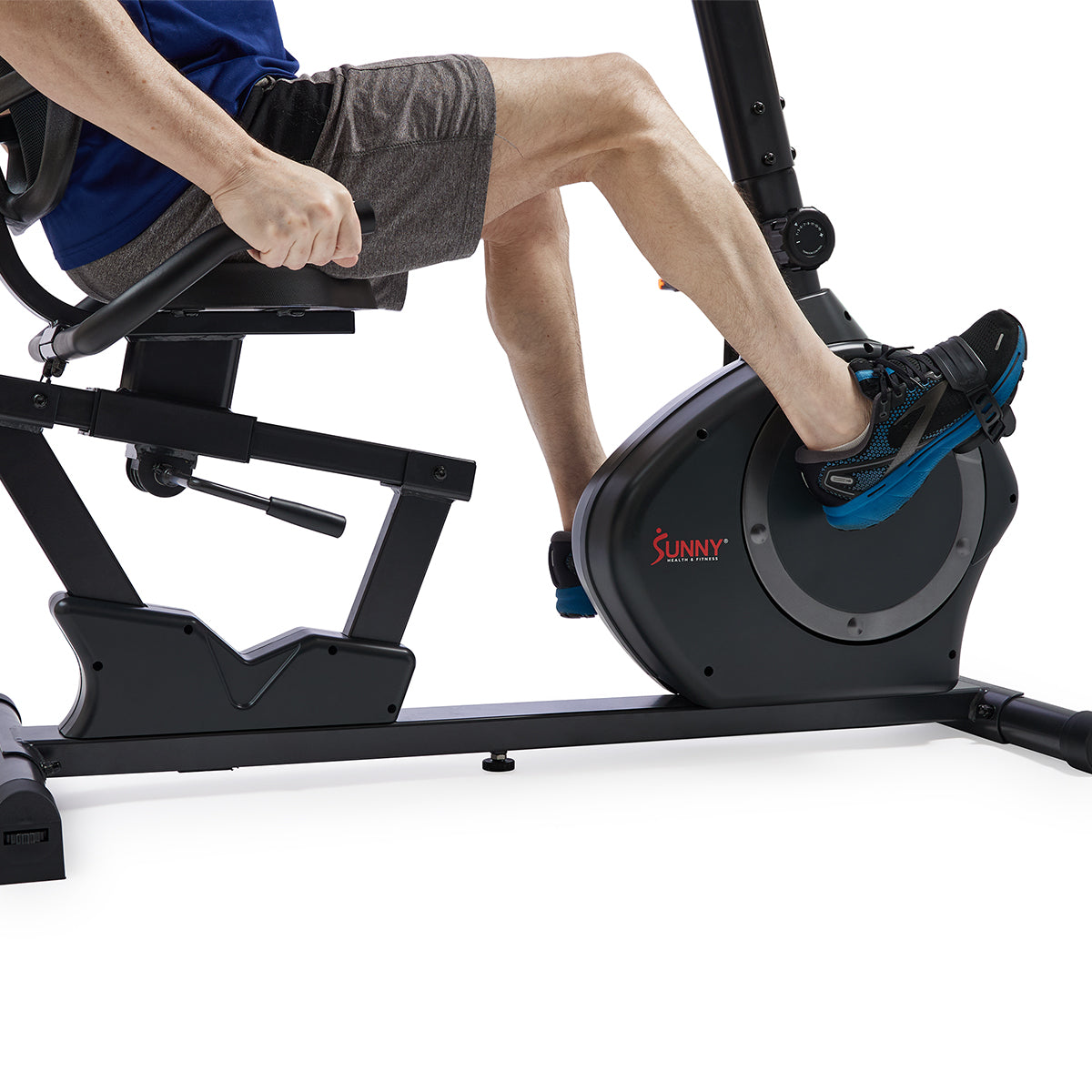 Smart Magnetic Recumbent Bike, Heavy Duty 350LB Weight Capacity